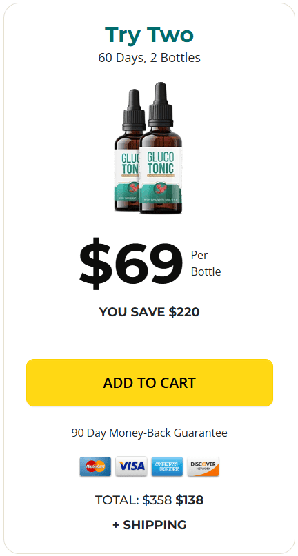 glucotonic 2 bottles