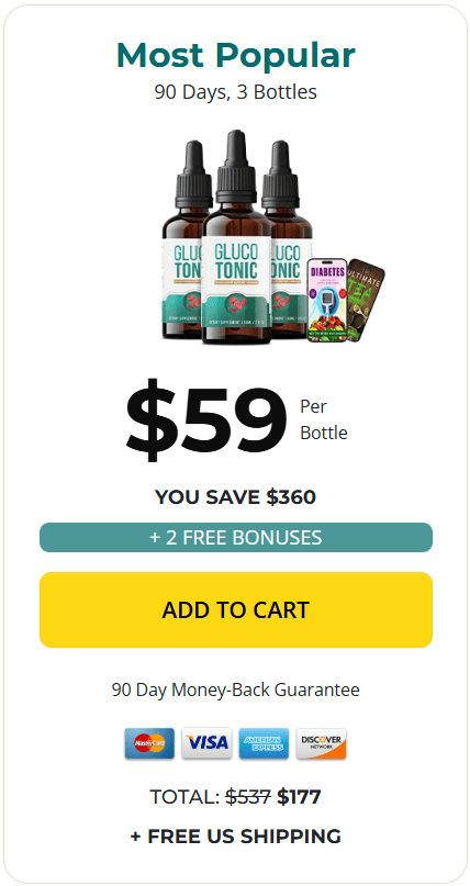 glucotonic 3 bottles